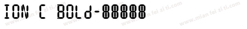 ION C Bold字体转换